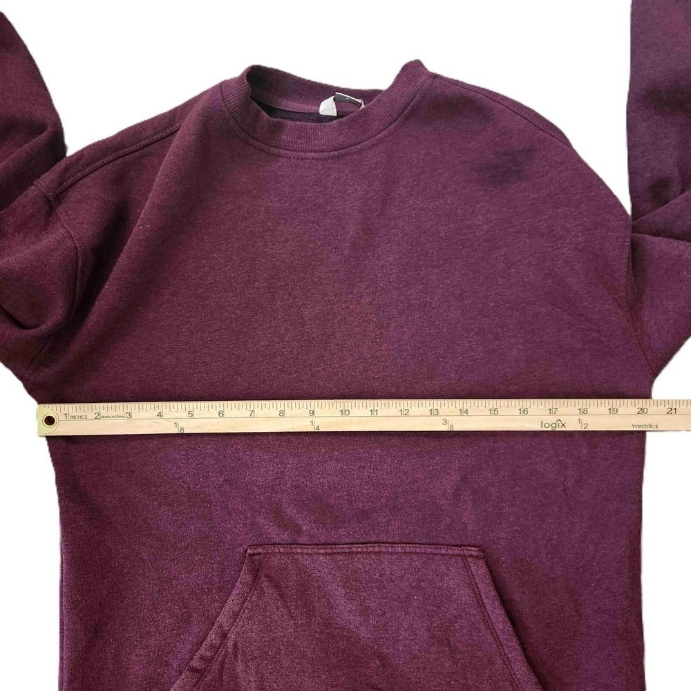 Danskin Maroon Sweatshirt Crew Neck Small - Picture 9 of 10